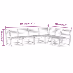 VidaXL 3217015 ensemble de meubles de jardin - Vue supplémentaire 7