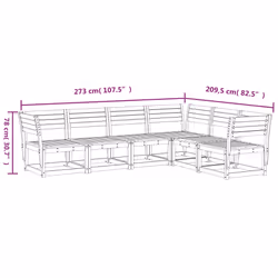 VidaXL 3217016 ensemble de meubles de jardin - Vue supplémentaire 7
