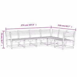 VidaXL 3217020 ensemble de meubles de jardin - Vue supplémentaire 7
