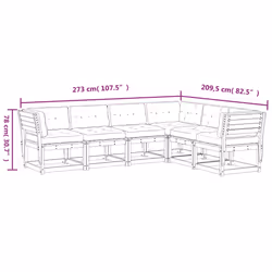 VidaXL 3217025 ensemble de meubles de jardin - Vue supplémentaire 8