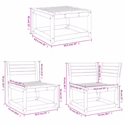 VidaXL 3217030 ensemble de meubles de jardin - Vue supplémentaire 8