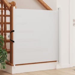 Vidaxl - Porte rétractable pour animaux de compagnie blanc 82,5x125 cm
