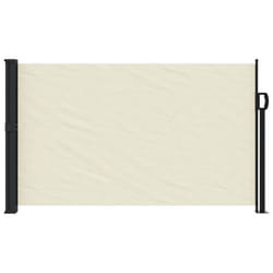 vidaXL Auvent latéral rétractable crème 117x300 cm