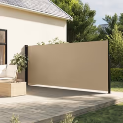 vidaXL Auvent latéral rétractable beige 160x300 cm