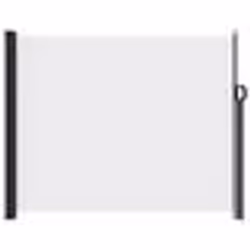 vidaXL Auvent latéral rétractable blanc 160x300 cm