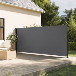 vidaXL Auvent latéral rétractable anthracite 160x300 cm