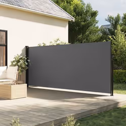vidaXL Auvent latéral rétractable anthracite 180x300 cm