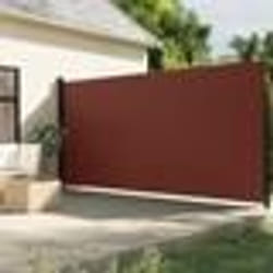 vidaXL Auvent latéral rétractable marron 200x300 cm