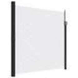 vidaXL Auvent latéral rétractable blanc 200x300 cm