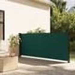 vidaXL Auvent latéral rétractable vert foncé 120x500 cm