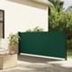 vidaXL Auvent latéral rétractable vert foncé 120x500 cm