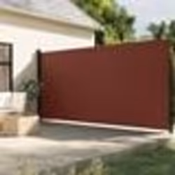 vidaXL Auvent latéral rétractable marron 220x500 cm