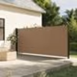 vidaXL Auvent latéral rétractable taupe 180x600 cm