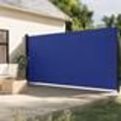 vidaXL Auvent latéral rétractable bleu 200x600 cm
