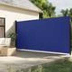 vidaXL Auvent latéral rétractable bleu 200x600 cm
