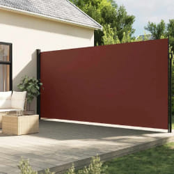 vidaXL Auvent latéral rétractable marron 220x600 cm