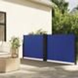 vidaXL Auvent latéral rétractable bleu 120x600 cm