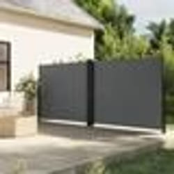 vidaXL Auvent latéral rétractable anthracite 180x600 cm