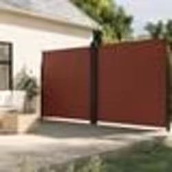 vidaXL Auvent latéral rétractable marron 220x600 cm