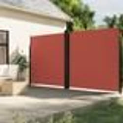 vidaXL Auvent latéral rétractable terre cuite 200x1000 cm