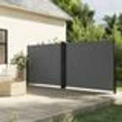 vidaXL Auvent latéral rétractable anthracite 160x1200 cm