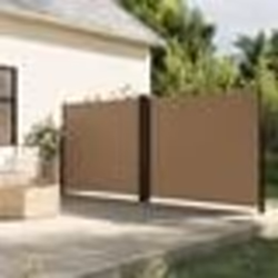 vidaXL Auvent latéral rétractable taupe 180x1200 cm