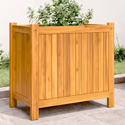 Cette jardinière en bois sera parfaite pour les amateurs de bricolage pour décorer les jardins, les balcons ou les patios. Bo ...