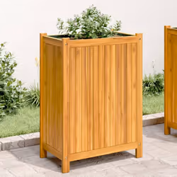 Cette jardinière en bois sera parfaite pour les amateurs de bricolage pour décorer les jardins, les balcons ou les patios. Bo ...