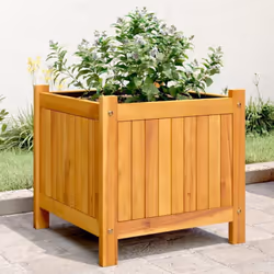 Cette jardinière en bois sera parfaite pour les amateurs de bricolage pour décorer les jardins, les balcons ou les patios. Bo ...