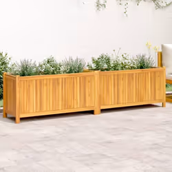 Cette jardinière en bois sera parfaite pour les amateurs de bricolage pour décorer les jardins, les balcons ou les patios. Bo ...