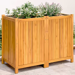 Cette jardinière en bois sera parfaite pour les amateurs de bricolage pour décorer les jardins, les balcons ou les patios. Bo ...