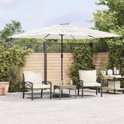Ce parasol de jardin est parfait pour créer de l'ombre et vous protéger des rayons UV nocifs du soleil. Protection contre le ...