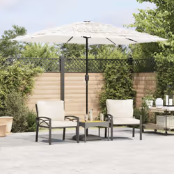 Ce parasol de jardin est parfait pour créer de l'ombre et vous protéger des rayons UV nocifs du soleil. Protection contre le ...