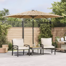 Ce parasol de jardin avec LED est parfait pour créer de l'ombre et vous protéger des rayons UV nocifs du soleil. Protection c ...