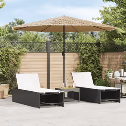 Ce parasol de jardin avec LED est parfait pour créer de l'ombre et vous protéger des rayons UV nocifs du soleil. Protection c ...