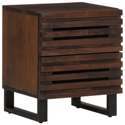 VidaXL 377430 Table de nuit et table de chevet Marron