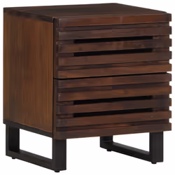 VidaXL 377431 Table de nuit et table de chevet Marron