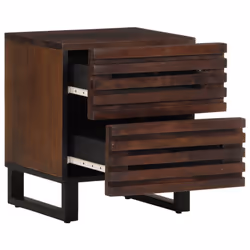 VidaXL 377431 Table de nuit et table de chevet Marron