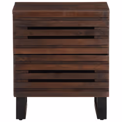 VidaXL 377431 Table de nuit et table de chevet Marron - Vue supplémentaire 4