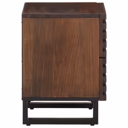 VidaXL 377431 Table de nuit et table de chevet Marron - Vue supplémentaire 5