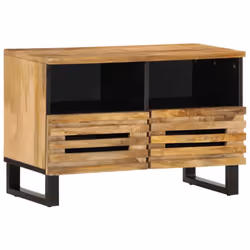 Ce meuble TV robuste de style industriel constitue un supplément intemporel à votre salon ou à votre chambre à coucher. Matér ...