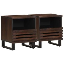 VidaXL 377471 Table de nuit et table de chevet Marron