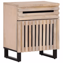VidaXL 377479, Blanc, Bois de mango, 500 mm, 340 mm, 600 mm, 1 pièce(s)
