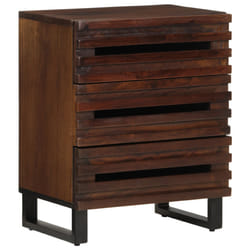 VidaXL 377483 Table de nuit et table de chevet Marron