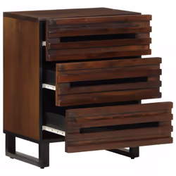 VidaXL 377483 Table de nuit et table de chevet Marron