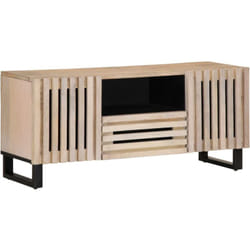 Vidaxl - Meuble tv 100x34x46 cm bois massif de manguier