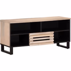 Ce meuble TV robuste de style industriel constitue un supplément intemporel à votre salon ou à votre chambre à coucher. Matér ...