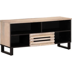 Vidaxl - Meuble tv 100x34x46 cm bois massif de manguier