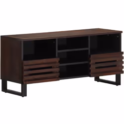 Ce meuble TV robuste de style industriel constitue un supplément intemporel à votre salon ou à votre chambre à coucher. Matér ...