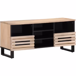 Ce meuble TV robuste de style industriel constitue un supplément intemporel à votre salon ou à votre chambre à coucher. Matér ...